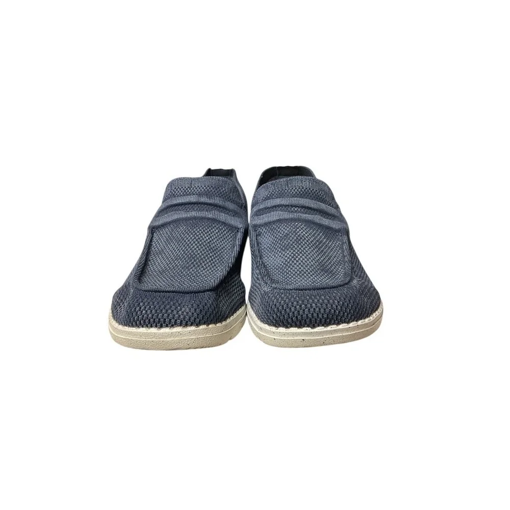 Itazero Men's Casual Loafers Canvas Slip On‎ Casual Walking Shoes Navy Size 12